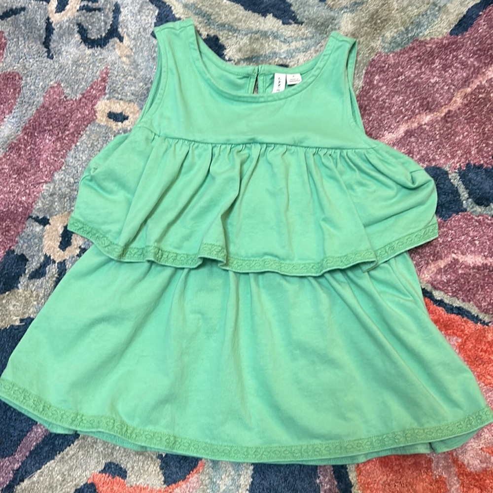 Janie & Jack NWOT peplum tiered top 8
